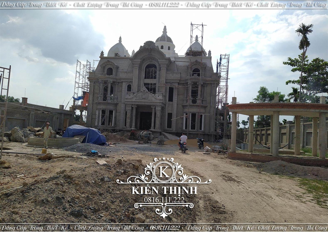 Thiết kế thi công lâu đài - dinh thự tân cổ điển 3 tầng Siêu đẹp ở Đồng Nai