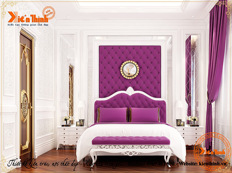 Mẫu thiết kế phòng ngủ phong cách tân cổ điển đẹp tại Thanh Hóa