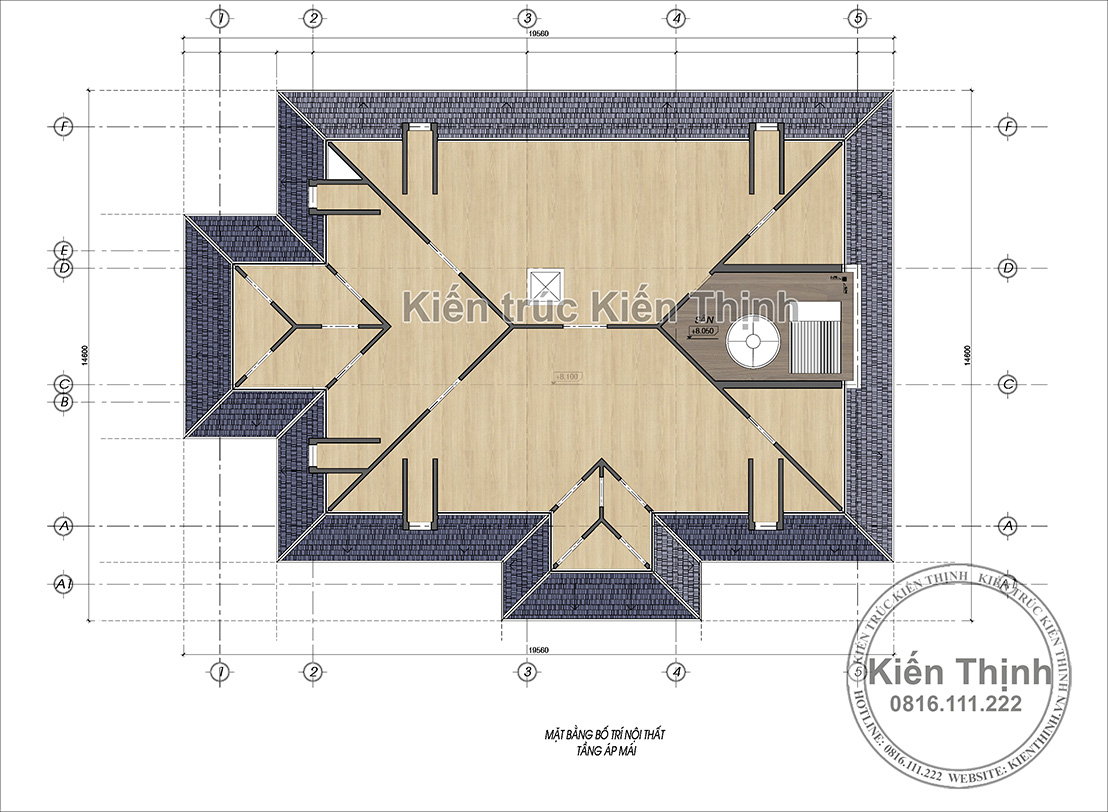 Mẫu Biệt Thự Tân Cổ Điển 2 Tầng Đẹp Tại Hà Nội - BT2029