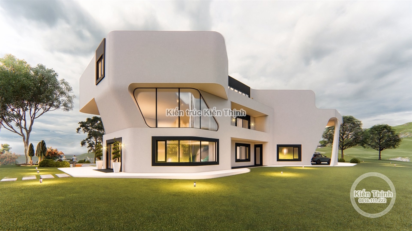Mẫu Thiết Kế Villa 3 Tầng Hiện Đại Tại Sơn La - BT2153