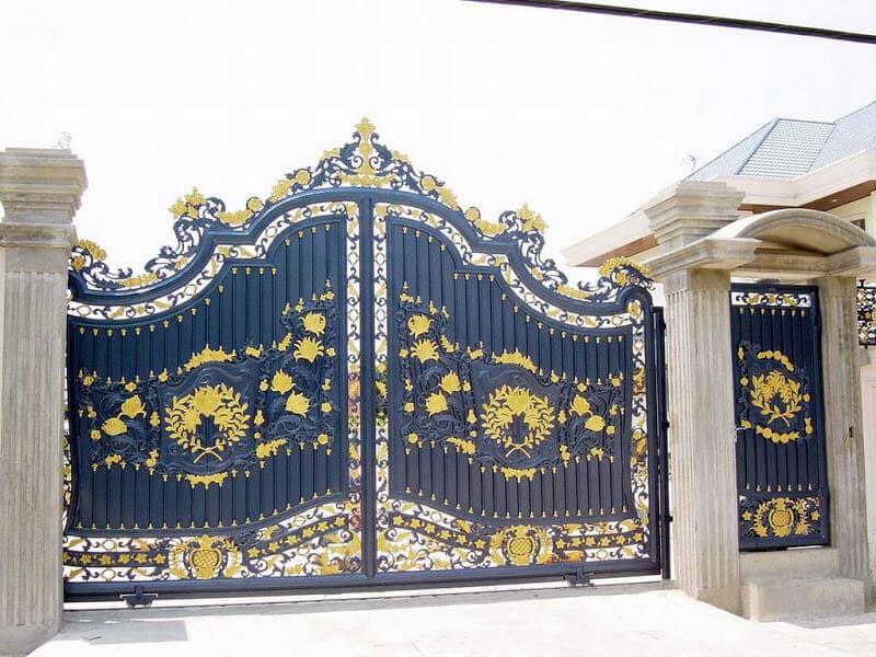 Màu sơn cổng sắt đẹp rất đa dạng