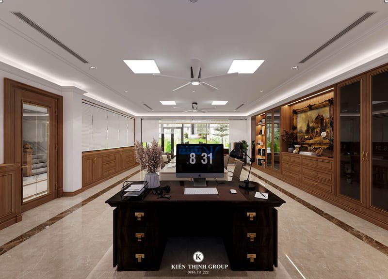 Thiết kế nội thất văn phòng hiện đại tại Bắc Giang - NT2302