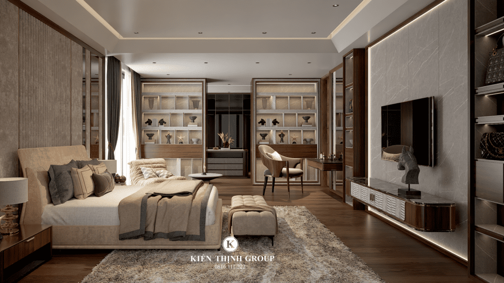 Thiết kế nội thất biệt thự 3 tầng đẹp tại Đà Lạt - NT2304
