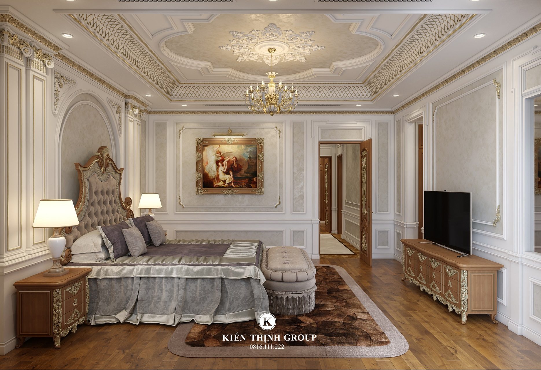 Thiết kế nội thất phòng ngủ vip 2