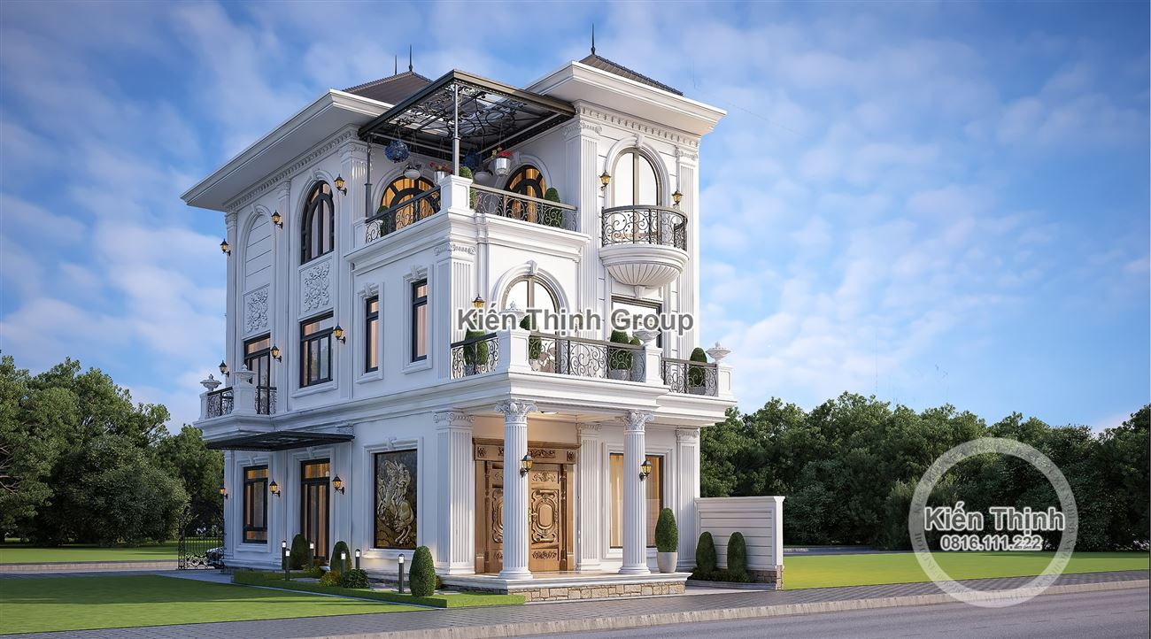 Mẫu biệt thự mini nhỏ gọn, xinh xắn, tiện lợi với đầy đủ công năng