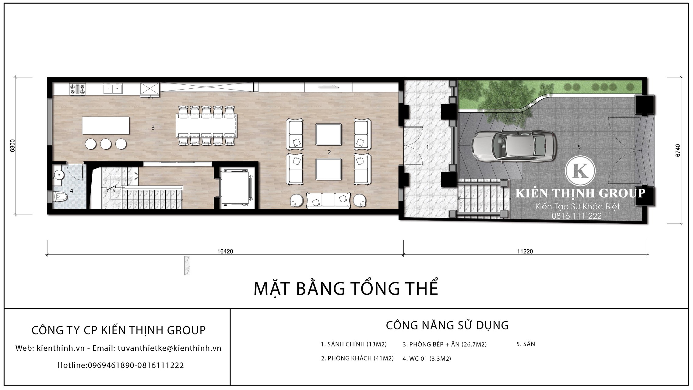Mặt bằng công năng