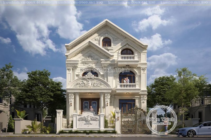 Biệt thự 2 tầng kiểu tân cổ điển đẹp tại Lạng Sơn BT1926