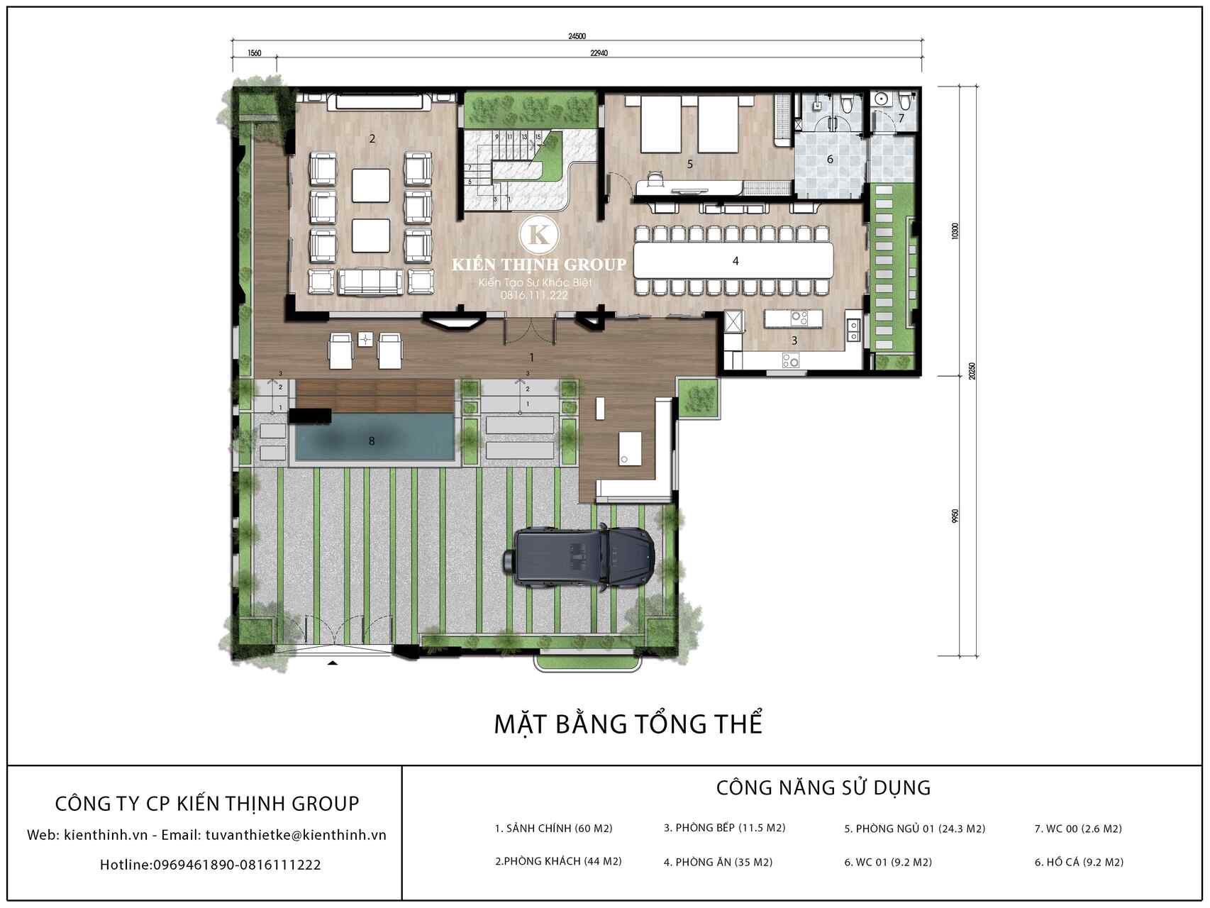 Mặt bằng tổng thể