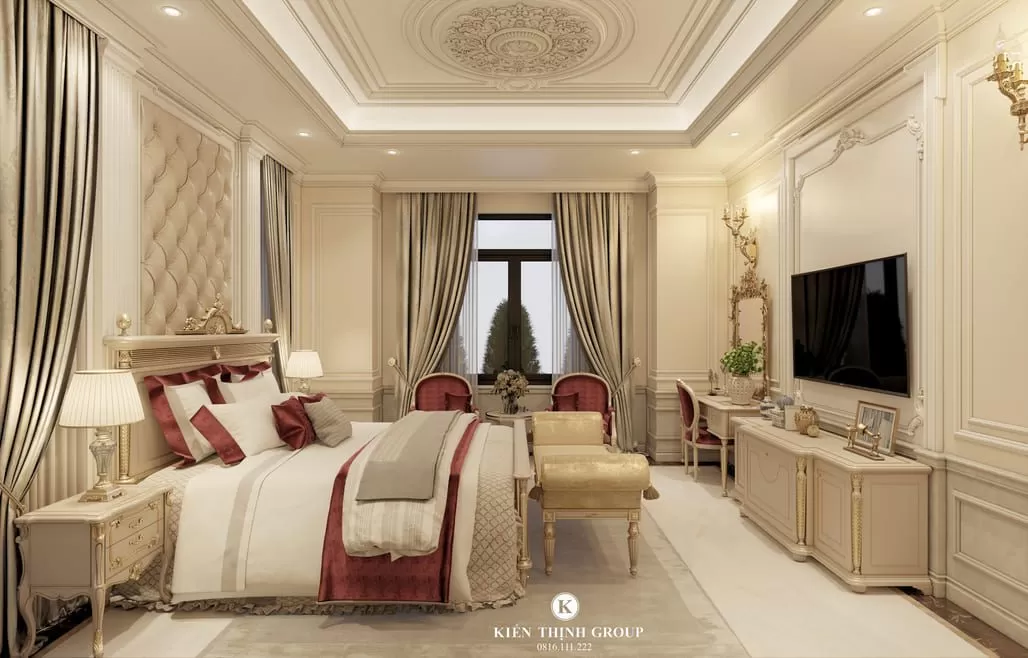 Đồ nội thất đẹp mắt với họa tiết tinh xảo tạo điểm nhấn cho không gian
