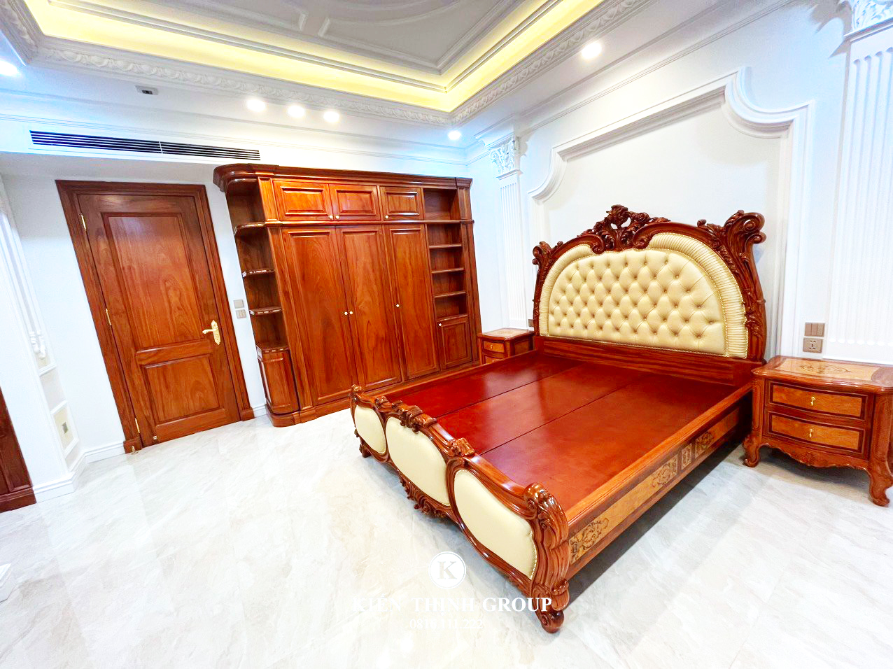 Một góc nhìn khác tại phòng ngủ master của gia đình cô Chang