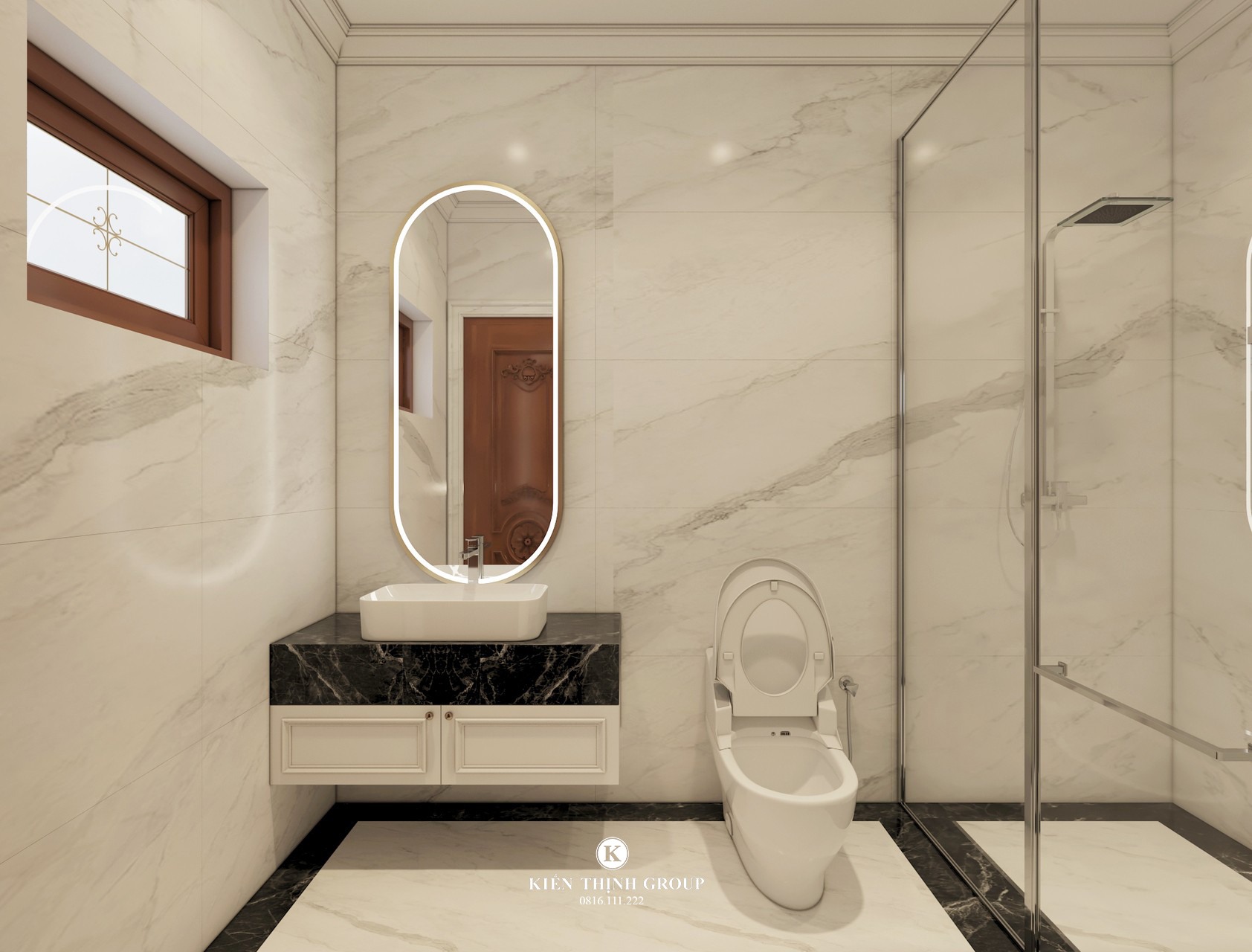 Không gian wc các tầng