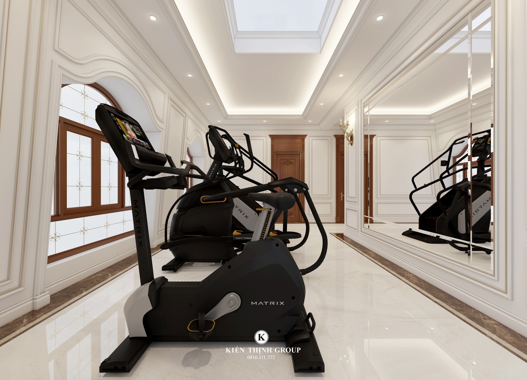 Thiết kế nội thất phòng gym