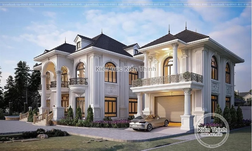 Biệt thự nhà vườn 2 tầng hiện đại, sang trọng, là không gian sống lý tưởng, đầy đủ tiện nghi với cách bố trí mặt bằng công năng hợp lý, khoa học.