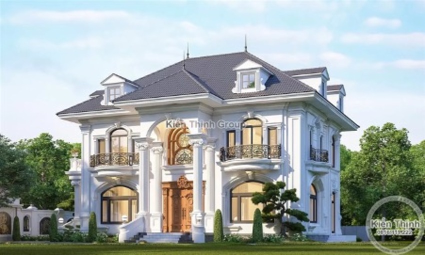 Biệt thự của anh Tòng được bố trí mặt bằng công năng đầy đủ tiện nghi trong không gian 2 tầng.