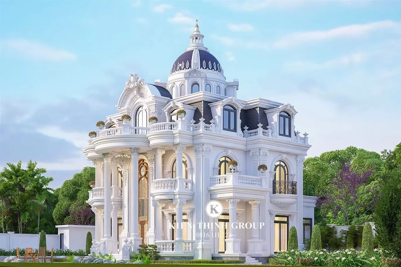 Biệt thự sân vườn là nơi tụ họp của các gia đình nhiêu thành viên vào cuối tuần