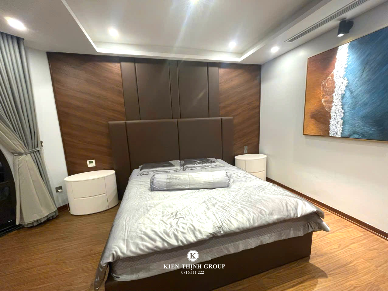 Nội thất phòng ngủ master sau khi hoàn thiện