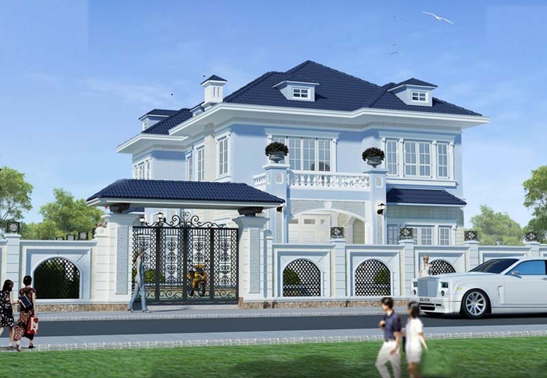 Màu xanh phù hợp cho các gia chủ có mệnh Hỏa, mệnh Mộc