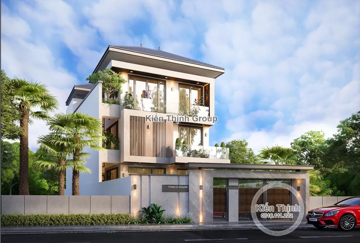 Không gian sống gần gũi, hiện đại với các thiết kế độc đáo của kiến trúc sư Kiến Thịnh tạo nên cho gia đình anh Tòng