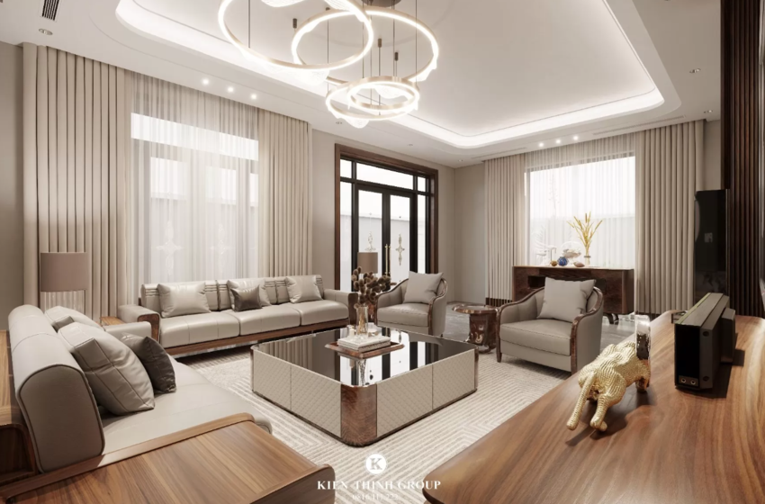Thiết kế nội thất biệt thự hiện đại