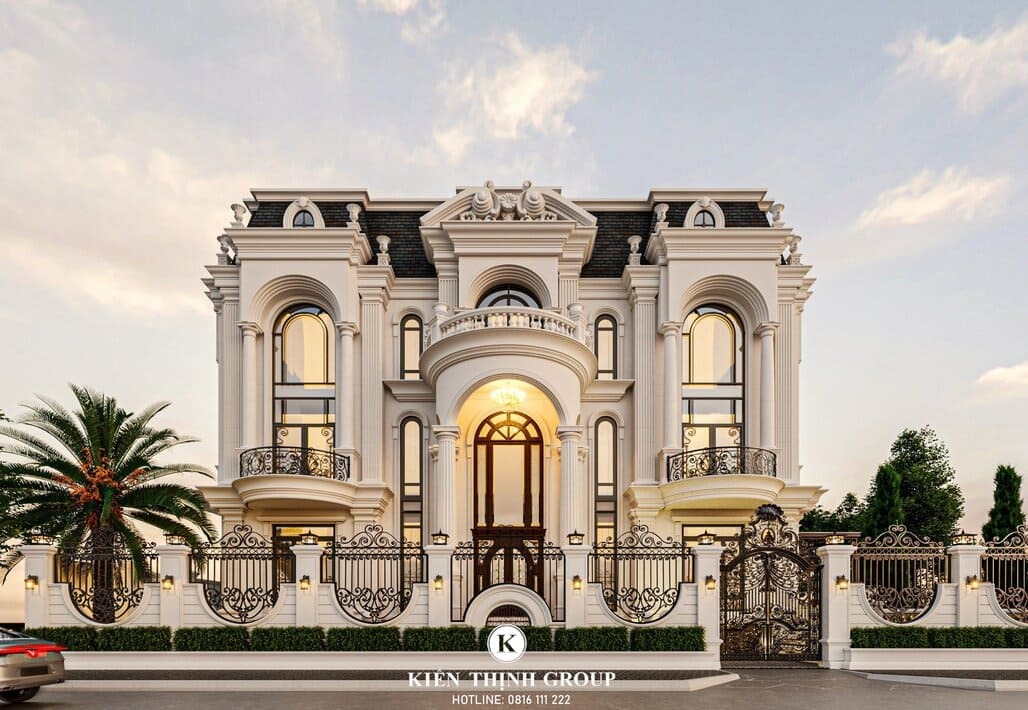 Kiến Thịnh tự hào là đơn vị hàng đầu chuyên thiết kế và thi công cổng nhà lâu đài biệt thự