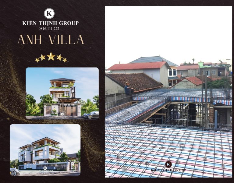 Nghiệm thu thép sàn biệt thự hiện đại 3 tầng tại Hà Nội - TC2402