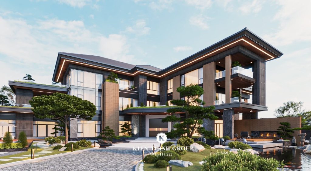 Kiến Thịnh đã từng thực hiện rất nhiều dự án biệt thự hiện đại, biệt thự nghỉ dưỡng