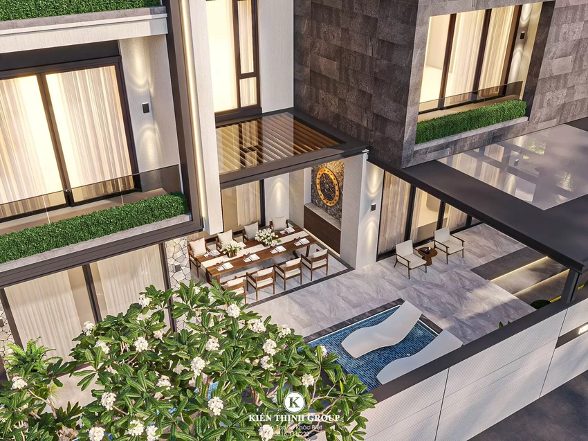 Thiết kế công năng được tối ưu với đầy đủ không gian sinh hoạt và thư giãn cho cả gia đình