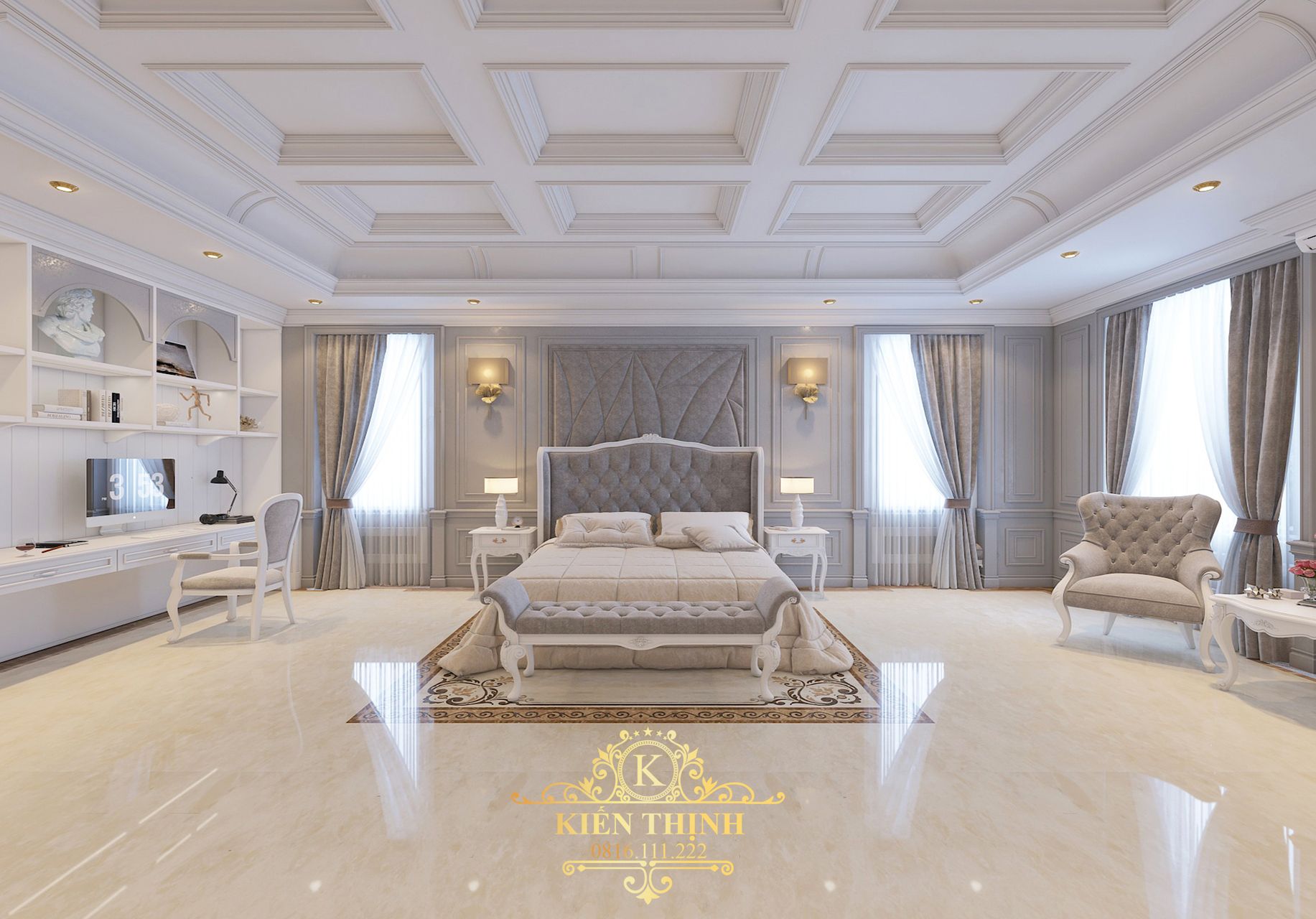 Hình ảnh phối cảnh phòng ngủ thường