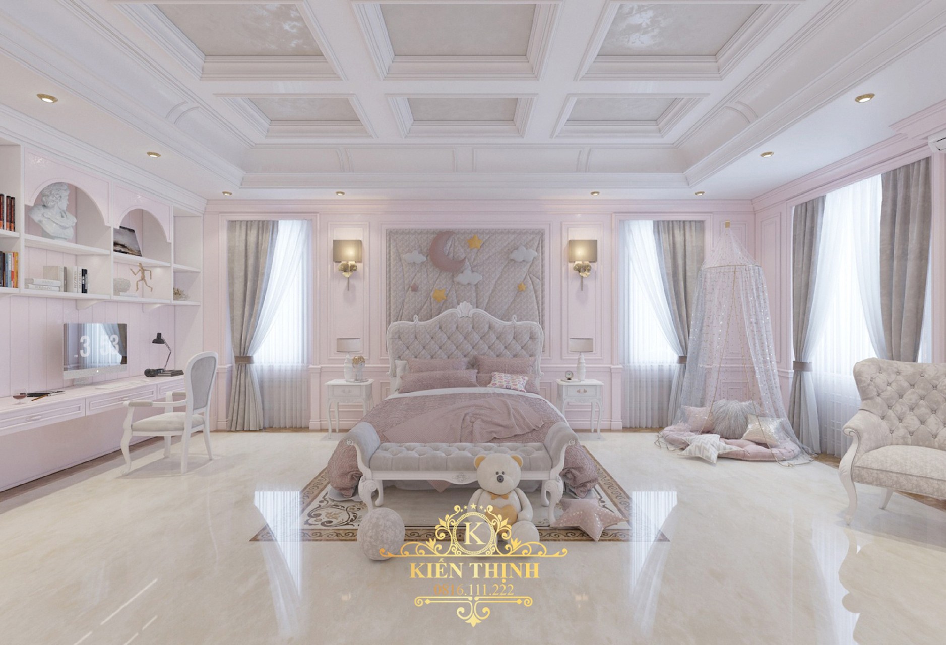 Hình ảnh phối cảnh phòng ngủ thường