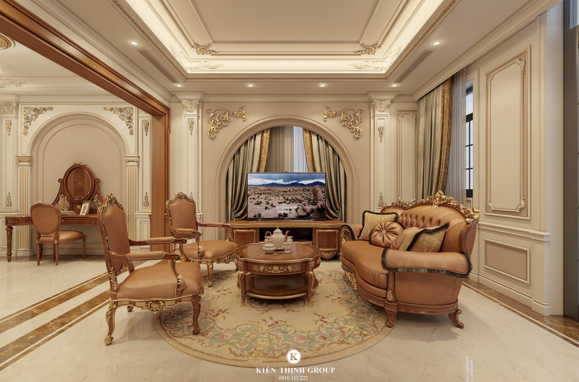Không gian nội thất phòng ngủ vip