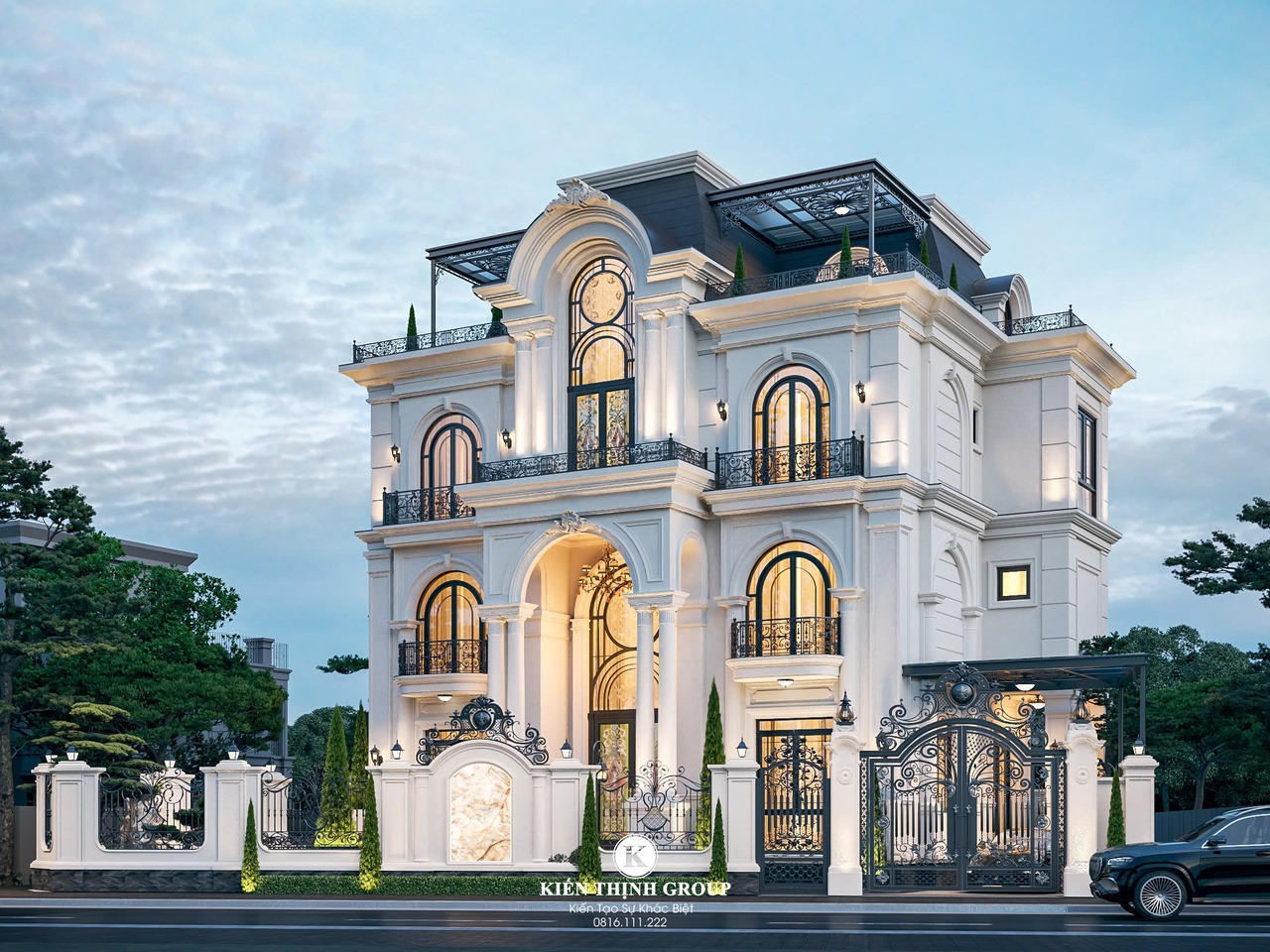 Chi tiết phù điêu hoa văn tinh xảo tôn vinh nét thanh lịch