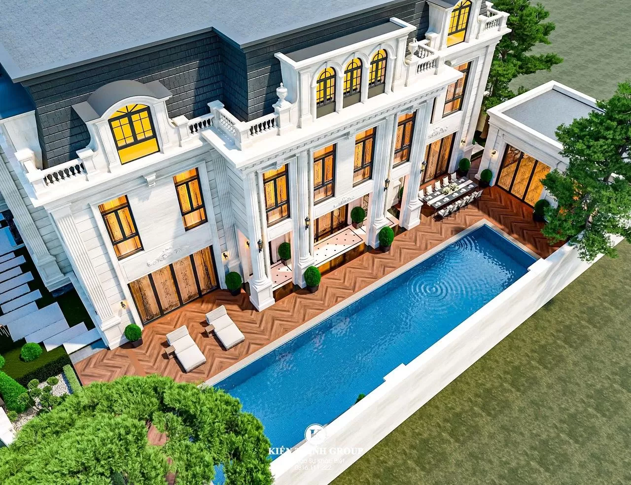 Biệt thự tân cổ điển có hồ bơi tại Hải Phòng