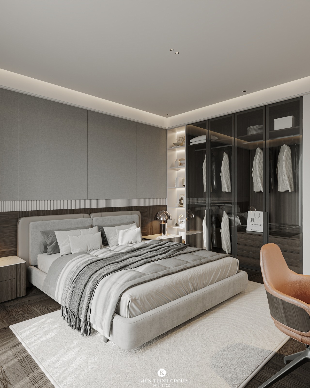 Phối cảnh 3D phòng ngủ 01