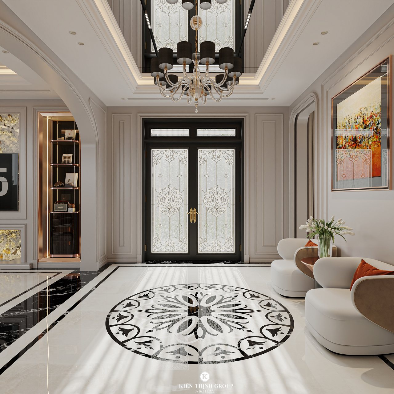 Thiết kế nội thất villa hiện đại tại Hà Nội - NT2506